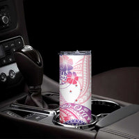 Kia Ora Maori New Zealand Pastel Skinny Tumbler Sun Ta Moko Sweet Version LT01 - Polynesian Pride