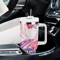 Kia Ora Maori New Zealand Pastel Tumbler With Handle Sun Ta Moko Sweet Version LT01 - Polynesian Pride