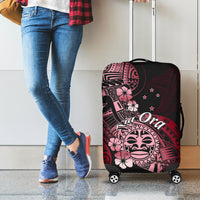 Aotearoa Kia Ora New Zealand Ta Moko Red Version Luggage Cover LT01 - Polynesian Pride