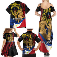 Personalized Lapulapu The First Filipino Hero Family Matching Summer Maxi Dress and Hawaiian Shirt Polynesian Pattern LT01 - Polynesian Pride
