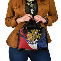 Lapulapu The First Filipino Hero Shoulder Handbag Polynesian Pattern