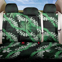 Puakenikeni Maile Lei Back Car Seat Cover Frangipani Green Tropical Leaves