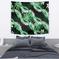 Puakenikeni Maile Lei Tapestry Frangipani Green Tropical Leaves