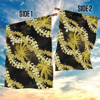 Puakenikeni Maile Lei Garden Flag Frangipani Yellow Tropical Leaves