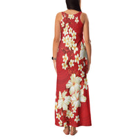 Hawaii Hibiscus Plumeria Red Family Matching Tank Maxi Dress and Hawaiian Shirt Polynesian Pattern LT01 - Polynesian Pride