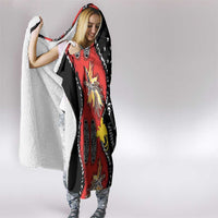 Papua New Guinea 50th Independence Hooded Blanket PNG Batik Pattern - Polynesian Pride