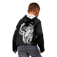 Personalized Hawaii King Kamehameha Kid Hoodie Flag Polynesian Pattern