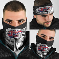 Hawaii King Kamehameha Neck Gaiter Flag Polynesian Pattern