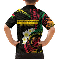 Vanuatu Independence Day Family Matching Mermaid Dress and Hawaiian Shirt Yumi 45th Hapi Indipendens Dei LT01 - Polynesian Pride