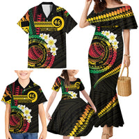 Vanuatu Independence Day Family Matching Mermaid Dress and Hawaiian Shirt Yumi 45th Hapi Indipendens Dei LT01 - Polynesian Pride