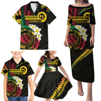 Vanuatu Independence Day Family Matching Puletasi and Hawaiian Shirt Yumi 45th Hapi Indipendens Dei LT01