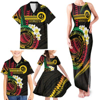 Vanuatu Independence Day Family Matching Tank Maxi Dress and Hawaiian Shirt Yumi 45th Hapi Indipendens Dei LT01 - Polynesian Pride