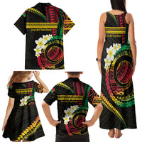 Vanuatu Independence Day Family Matching Tank Maxi Dress and Hawaiian Shirt Yumi 45th Hapi Indipendens Dei LT01 - Polynesian Pride