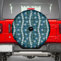 Pikake Maile Tiare Lei Spare Tire Cover Polu Lauhala Pattern