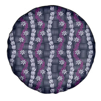 Pikake Maile Tiare Lei Spare Tire Cover Poni Lauhala Pattern