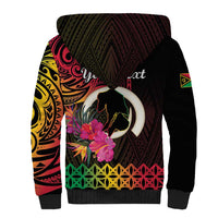 Personalised Vanuatu Port Vila Stay Strong Sherpa Hoodie Long God Yumi Stanap