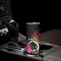 Personalised Vanuatu Port Vila Stay Strong Skinny Tumbler Long God Yumi Stanap LT01 - Polynesian Pride