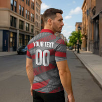 Custom Football 2026 New Caledonia Zipper Polo Shirt Kagus Come On