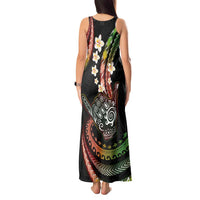 Hawaii Shaka Sign Tank Maxi Dress Fantastic Frangipani Reggae