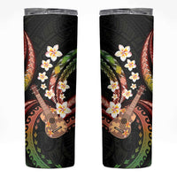 Hawaiian Ukulele Skinny Tumbler Jawaiian Fantastic Plumeria LT01 Reggae - Polynesian Pride