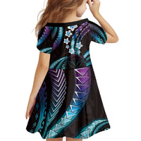 Hawaii Map Kanaka Maoli Family Matching Long Sleeve Bodycon Dress and Hawaiian Shirt Fantastic Frangipani Amethyst Gradient LT01 - Polynesian Pride