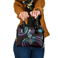 Hawaii Shaka Sign Shoulder Handbag Fantastic Frangipani Amethyst Gradient