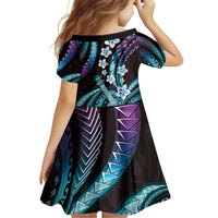 Hawaiian Ukulele Family Matching Puletasi and Hawaiian Shirt Amethyst Gradient Fantastic Plumeria LT01 - Polynesian Pride