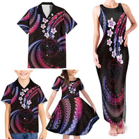 Hawaii Map Kanaka Maoli Family Matching Tank Maxi Dress and Hawaiian Shirt Fantastic Frangipani Sweet Dream LT01 - Polynesian Pride