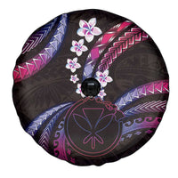 Hawaii Map Kanaka Maoli Spare Tire Cover Fantastic Frangipani Sweet Dream LT01 - Polynesian Pride
