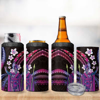 Hawaii King Kamehameha 4 in 1 Can Cooler Tumbler Fantastic Plumeria Sweet Vibes LT01 - Polynesian Pride