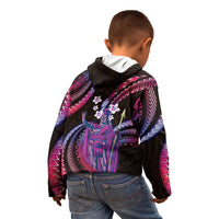 Hawaii King Kamehameha Kid Hoodie Fantastic Plumeria Sweet Vibes LT01 - Polynesian Pride