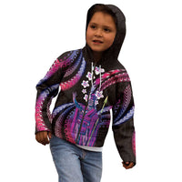 Hawaii King Kamehameha Kid Hoodie Fantastic Plumeria Sweet Vibes LT01 - Polynesian Pride