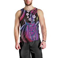 Hawaii King Kamehameha Men Tank Top Fantastic Plumeria Sweet Vibes LT01 - Polynesian Pride