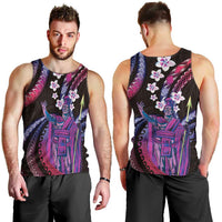 Hawaii King Kamehameha Men Tank Top Fantastic Plumeria Sweet Vibes LT01 - Polynesian Pride