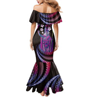 Hawaii King Kamehameha Mermaid Dress Fantastic Plumeria Sweet Vibes LT01 - Polynesian Pride
