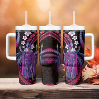 Hawaii King Kamehameha Tumbler With Handle Fantastic Plumeria Sweet Vibes LT01 - Polynesian Pride