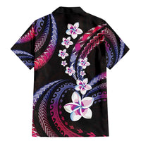 Hawaii Plumeria Family Matching Mermaid Dress and Hawaiian Shirt Sweet Gradient Polynesian Pattern LT01 - Polynesian Pride