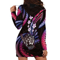 Hawaii Shaka Sign Hoodie Dress Fantastic Frangipani Sweet Vibes LT01 - Polynesian Pride