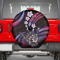 Hawaii Shaka Sign Spare Tire Cover Fantastic Frangipani Sweet Vibes LT01 - Polynesian Pride