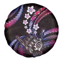 Hawaii Shaka Sign Spare Tire Cover Fantastic Frangipani Sweet Vibes LT01 - Polynesian Pride