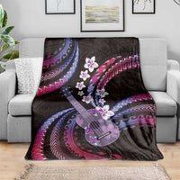 Hawaiian Ukulele Blanket Sweet Dream Fantastic Plumeria LT01 - Polynesian Pride
