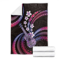 Hawaiian Ukulele Blanket Sweet Dream Fantastic Plumeria LT01 - Polynesian Pride