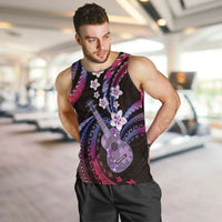 Hawaiian Ukulele Men Tank Top Sweet Dream Fantastic Plumeria