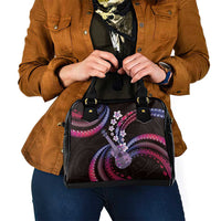 Hawaiian Ukulele Shoulder Handbag Sweet Dream Fantastic Plumeria