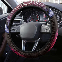 Hawaiian Ukulele Steering Wheel Cover Sweet Dream Fantastic Plumeria
