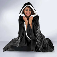 New Zealand 2024 Rugby Hooded Blanket Silver Fern Aotearoa Kiwi LT01 - Polynesian Pride
