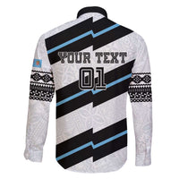 Custom Fiji 2024 Rugby Family Matching Puletasi and Hawaiian Shirt Fijian Tapa Pattern LT01 - Polynesian Pride