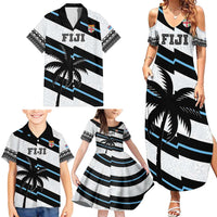 Custom Fiji 2024 Rugby Family Matching Summer Maxi Dress and Hawaiian Shirt Fijian Tapa Pattern LT01 - Polynesian Pride
