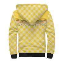 Hawaii Palaka Pikake Lokelani Plumeria Sherpa Hoodie Melemele Coquette Bow LT01 - Polynesian Pride