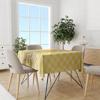 Hawaii Palaka Pikake Lokelani Plumeria Tablecloth Melemele Coquette Bow LT01 - Polynesian Pride